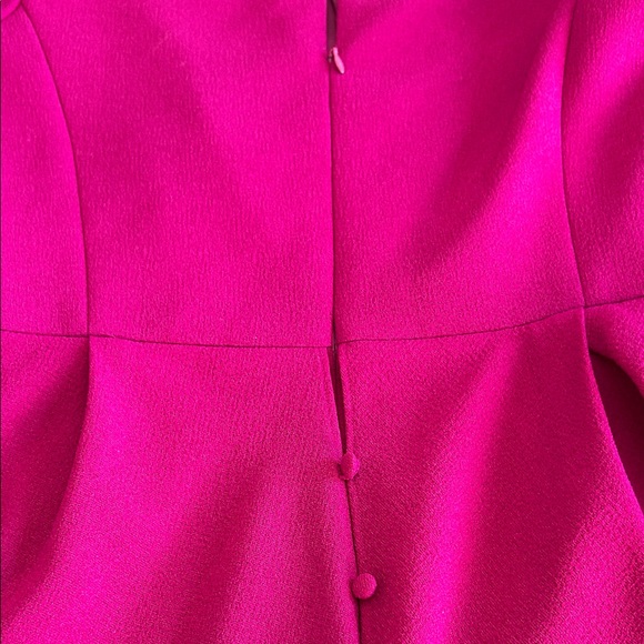 Teri Jon Fuchsia Asymmetrical Dress - Picture 7 of 7